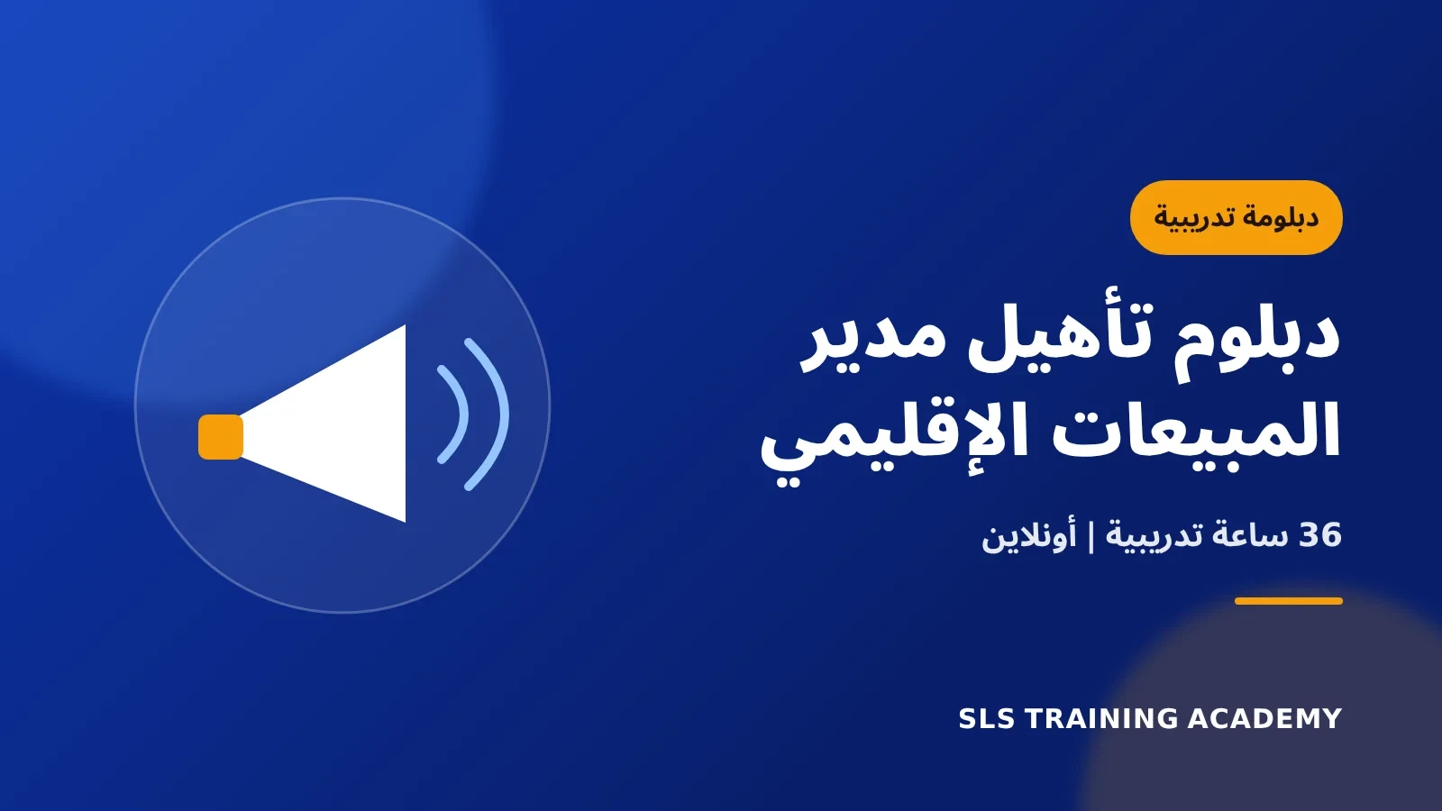 دبلوم تأهيل مدير المبيعات الاقليمي
