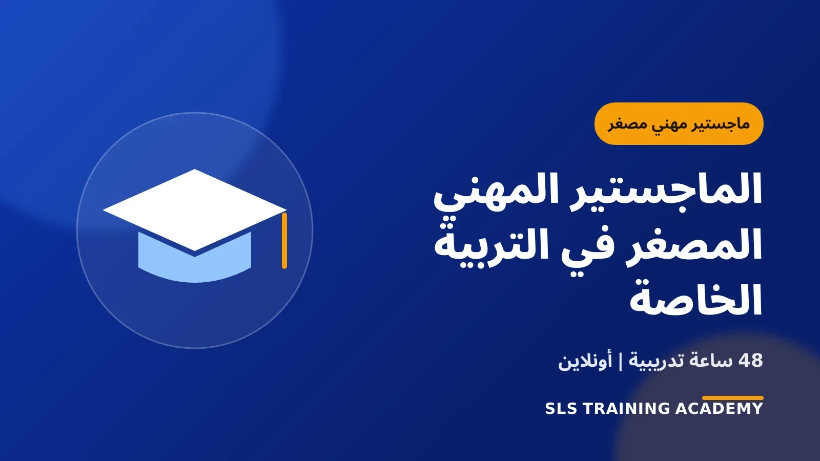 الماجستير المهني المصغر فى التربية الخاصة