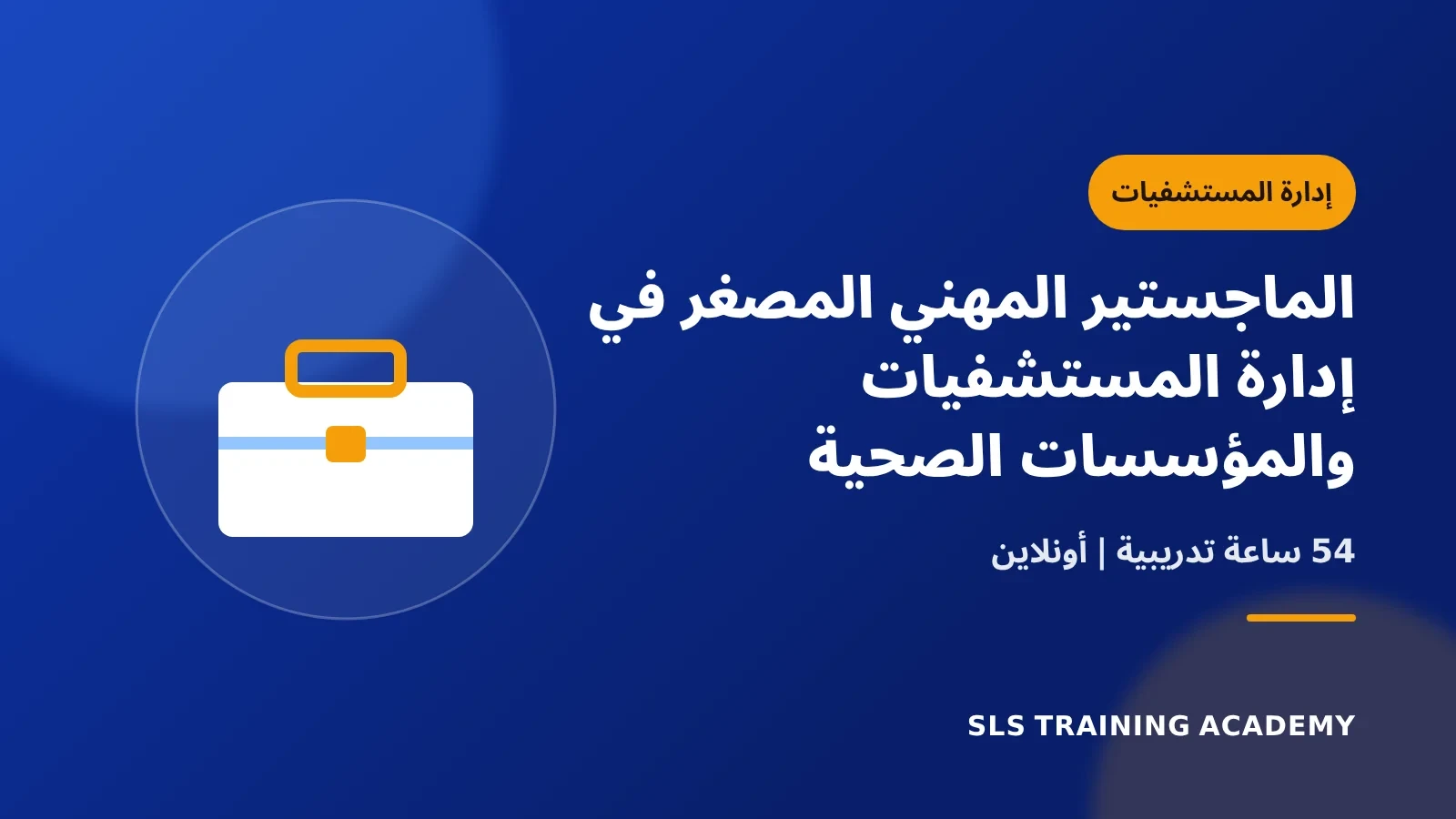 الماجستير المهني المصغر في إدارة المستشفيات والمؤسسات الصحية